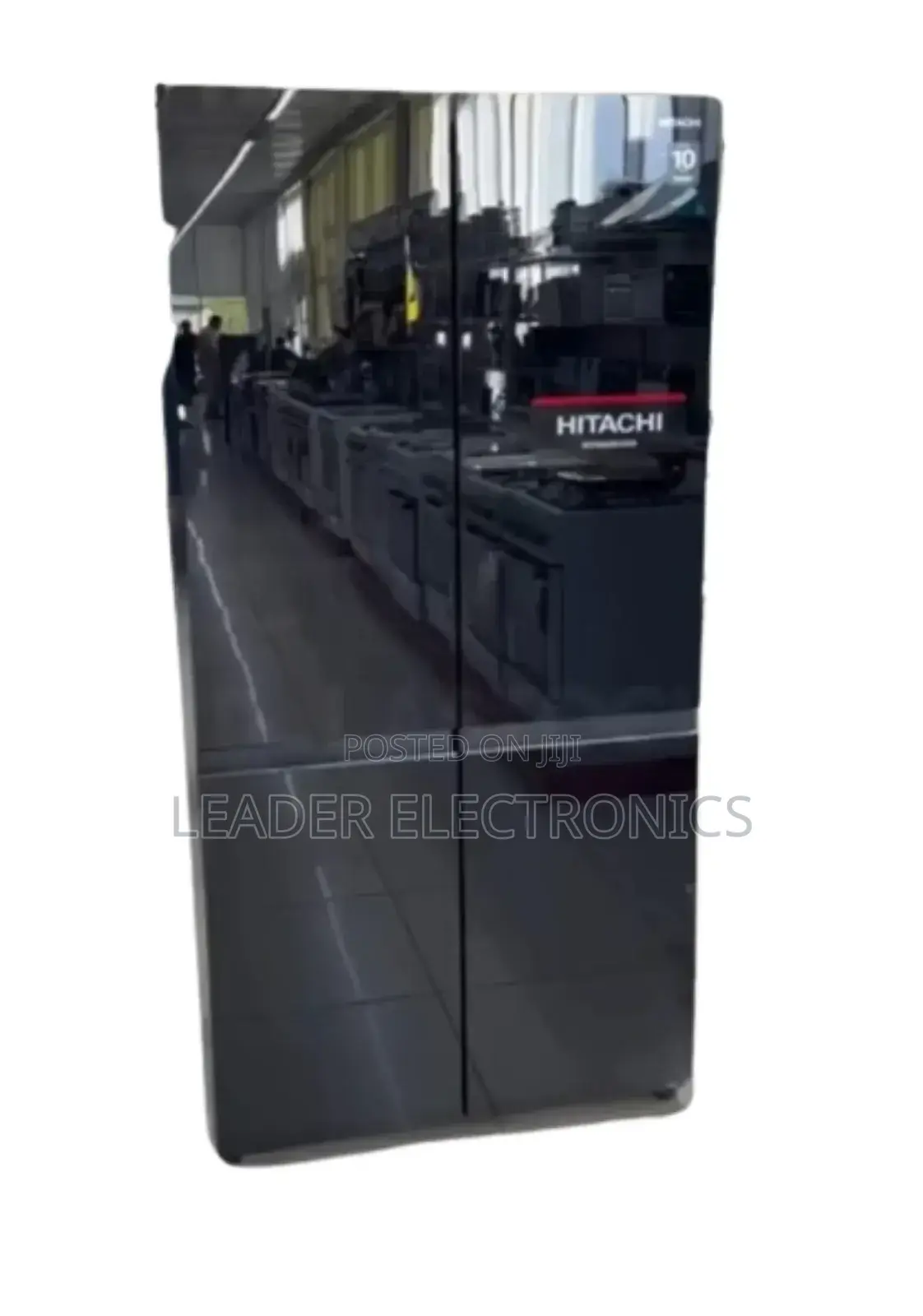 Hitachi Refrigerator 4-Door Refrigerator- Glass Black