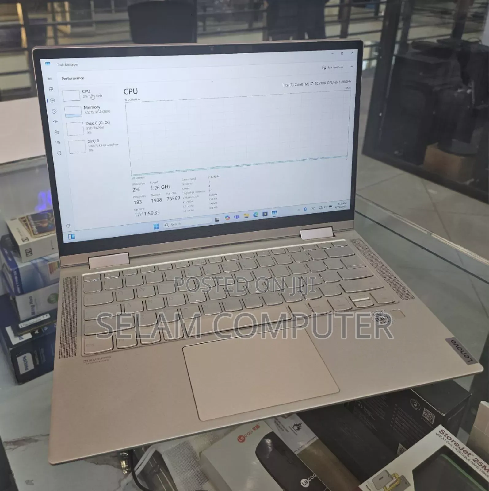 New Laptop Lenovo Yoga C740 16GB Intel Core I7 SSD 512GB
