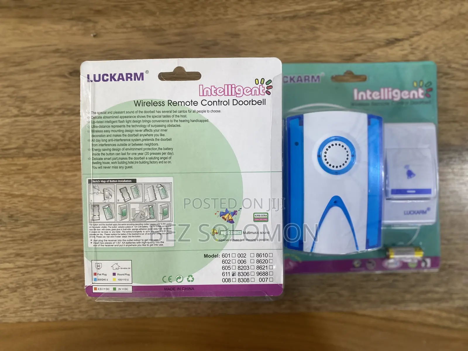 Luckarm Wireless Doorbell/ደዉል