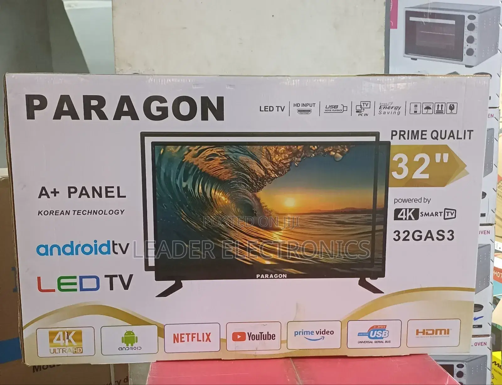 Paragon Tv 32" Smart Android Tv New Arrival 2025