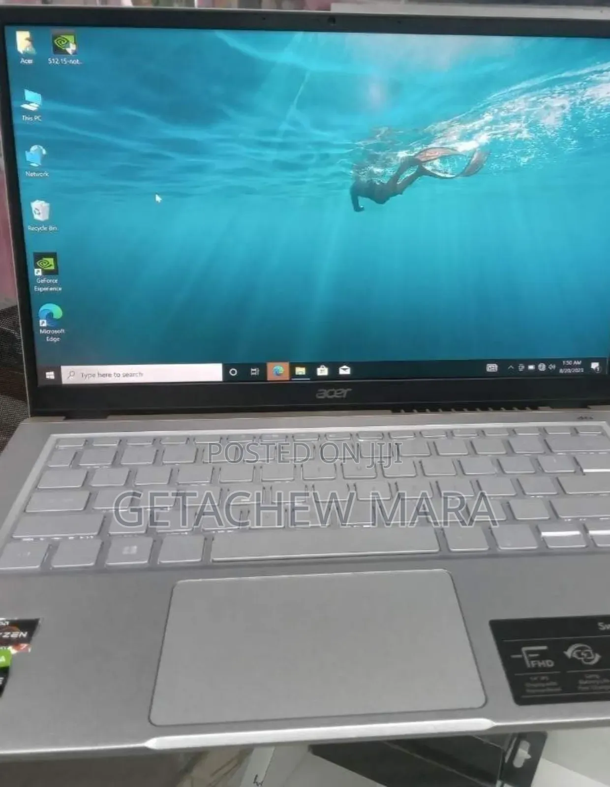 New Laptop Acer Swift 1 16GB AMD Ryzen 7 SSD 512GB