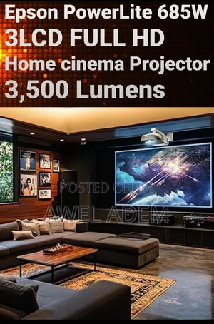 Photo - Epson Powerlite 685w 3lcd Full Hd Home Cinema Projector