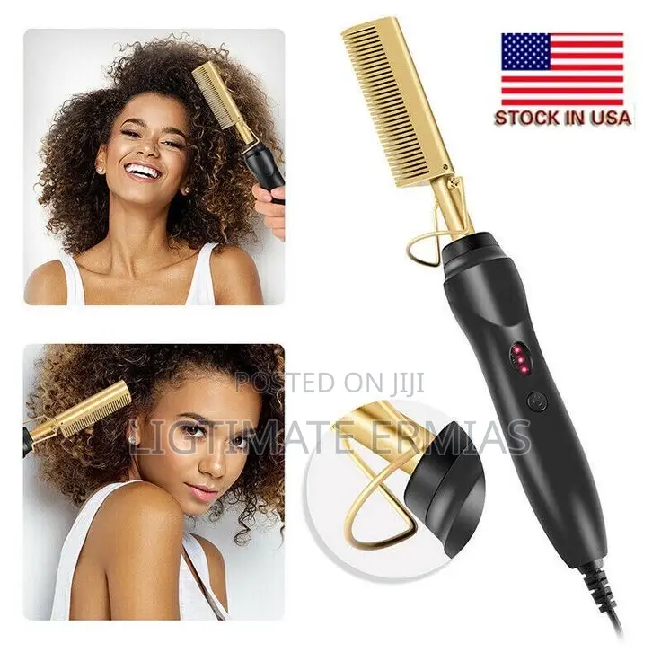 Electric Hair Styling Hot Comb Pistra