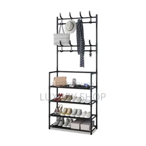 Multifunctional Shoe and Hat Rack