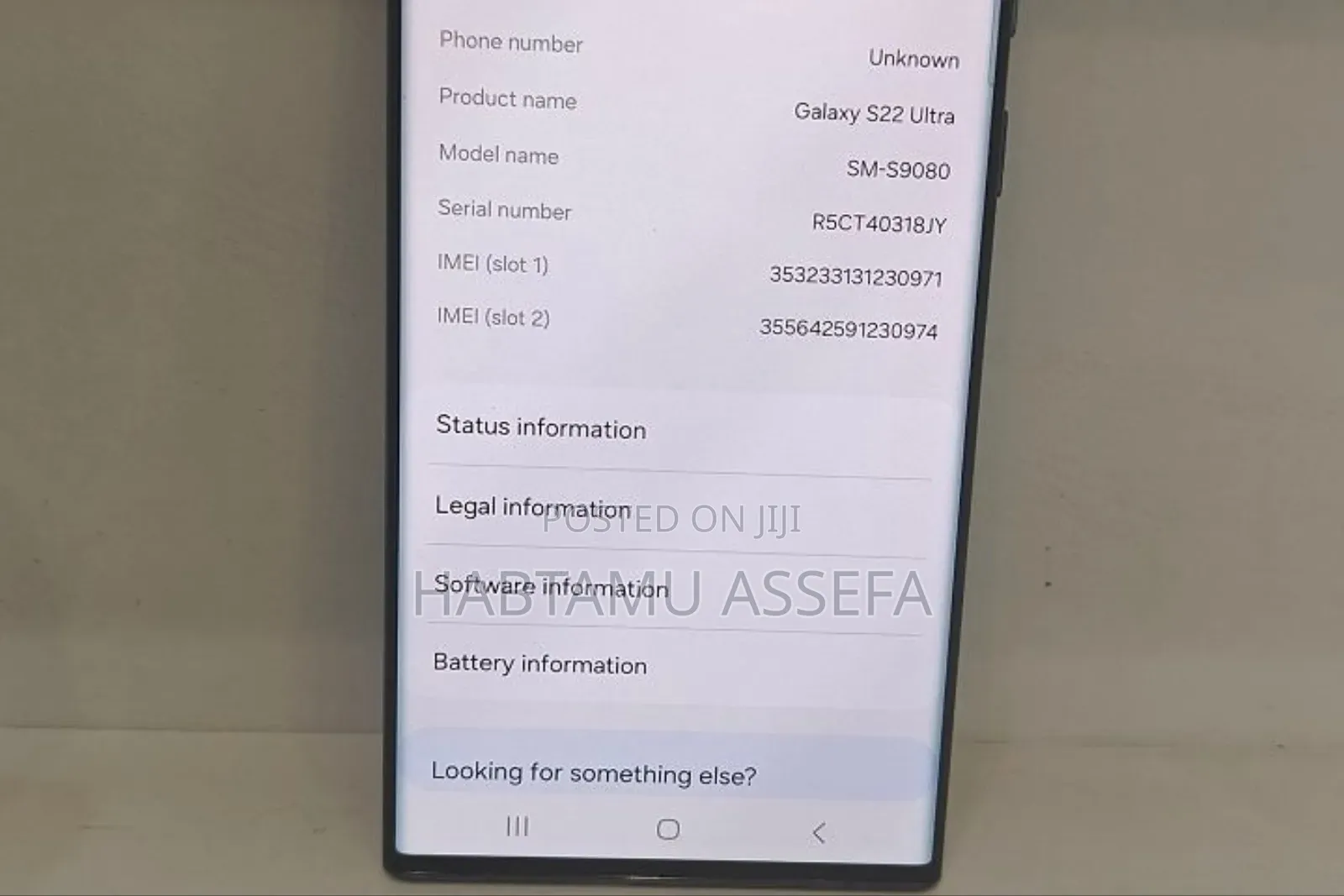 New Samsung Galaxy S22 Ultra 512 GB Gray