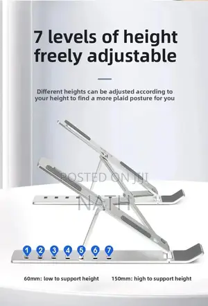 Aluminum Alloy Notebook Stand Adjustable Cooling Mechanics