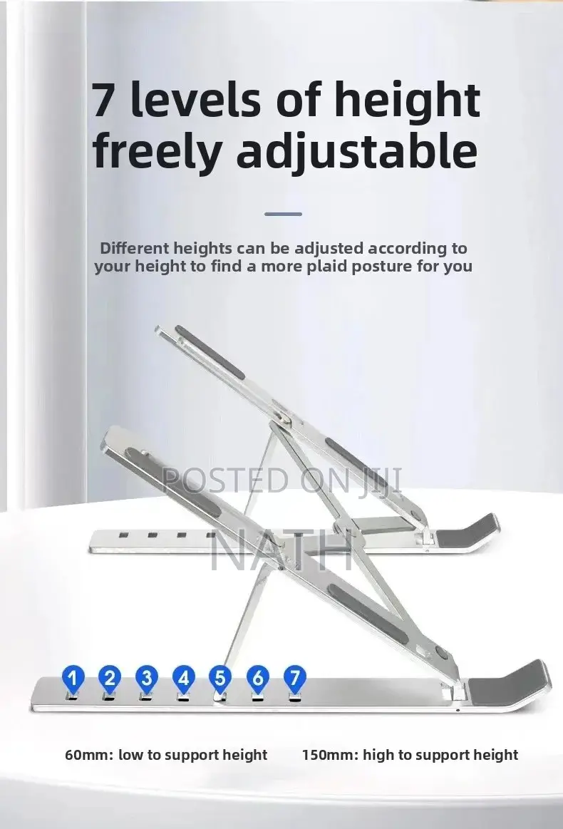 Aluminum Alloy Notebook Stand Adjustable Cooling Mechanics