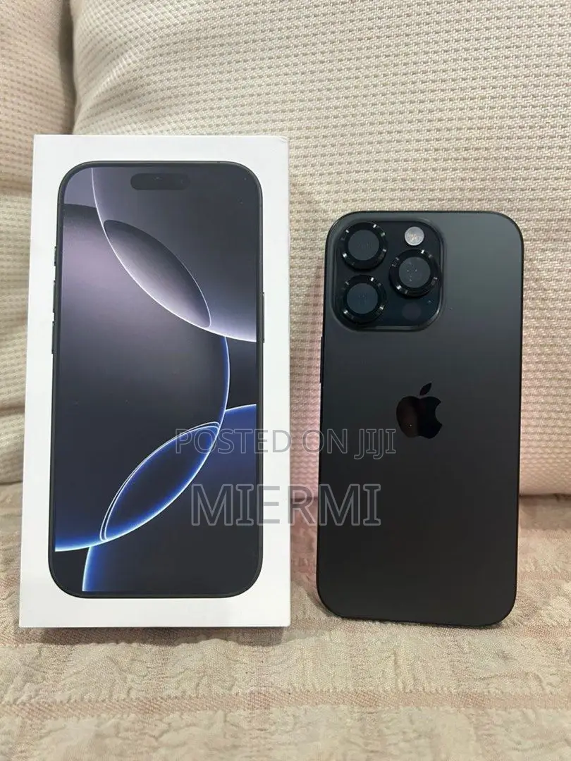New Apple iPhone 16 Pro Max 256 GB Black