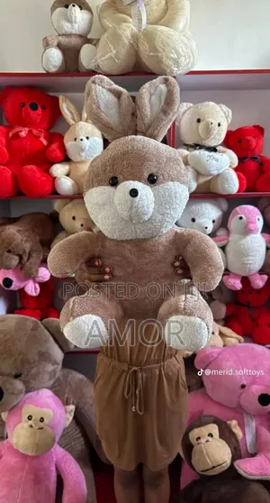 Fluffy Rabbit Plush Toys