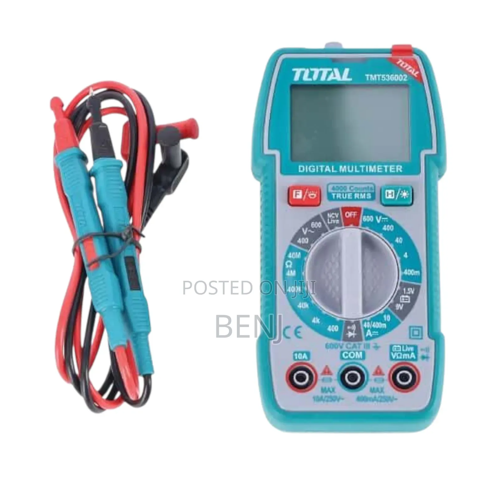 Total Tmt536002 Digital Multimeter | 600v Cat Iii Industrial