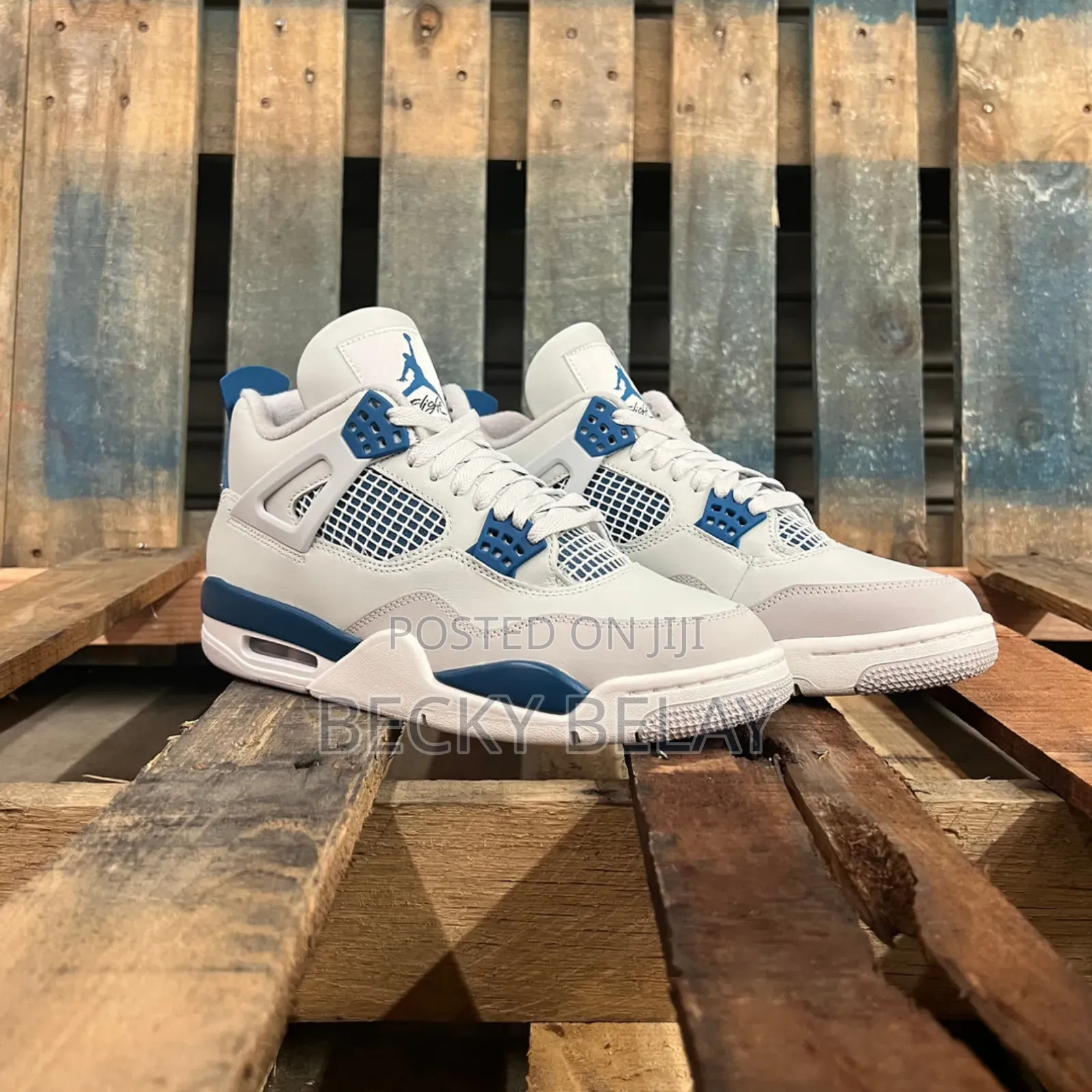 Air Jordan 4 Military Blue Shoes