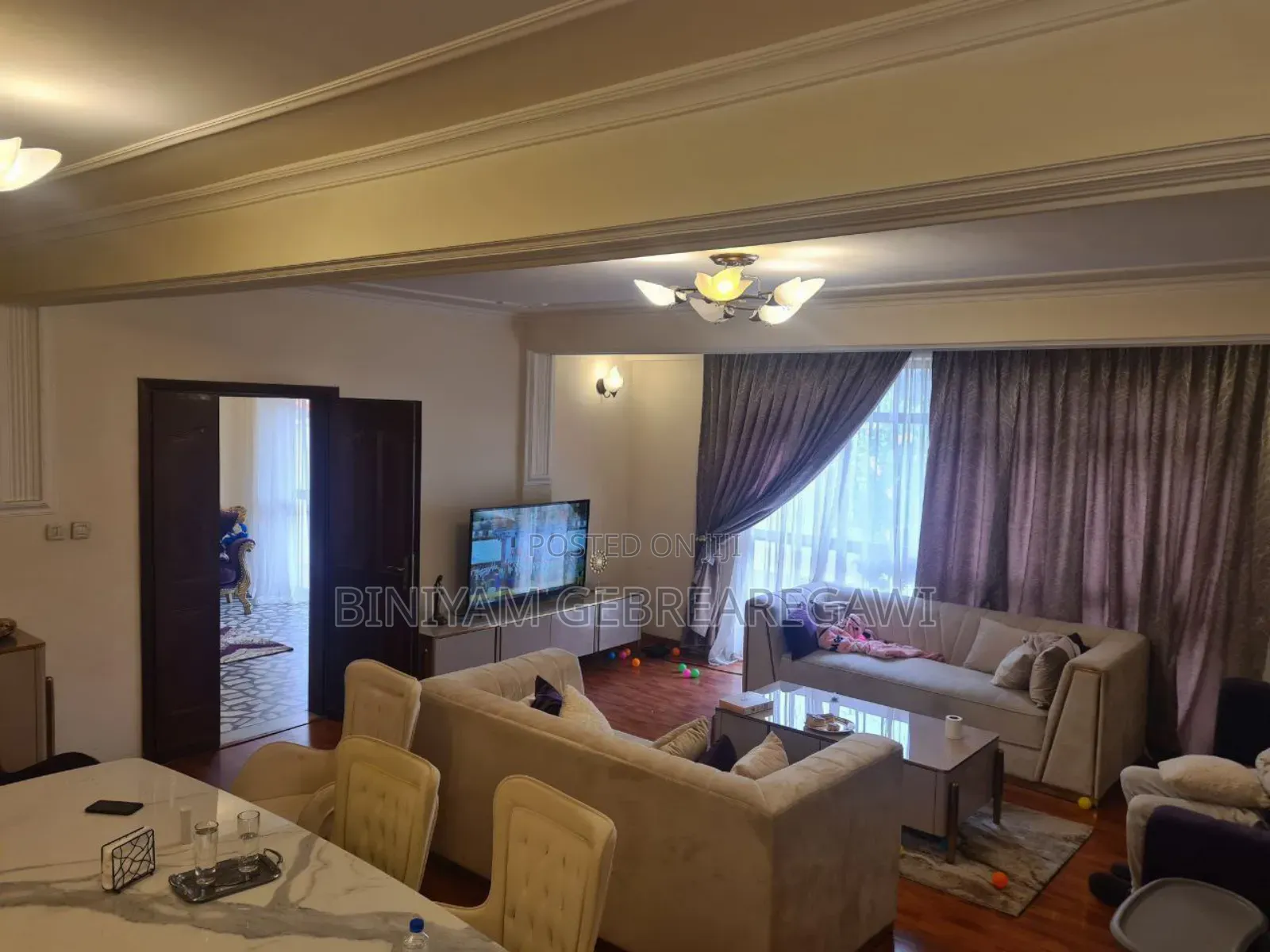 Furnished 9bdrm House in G+3, Yeka for rent