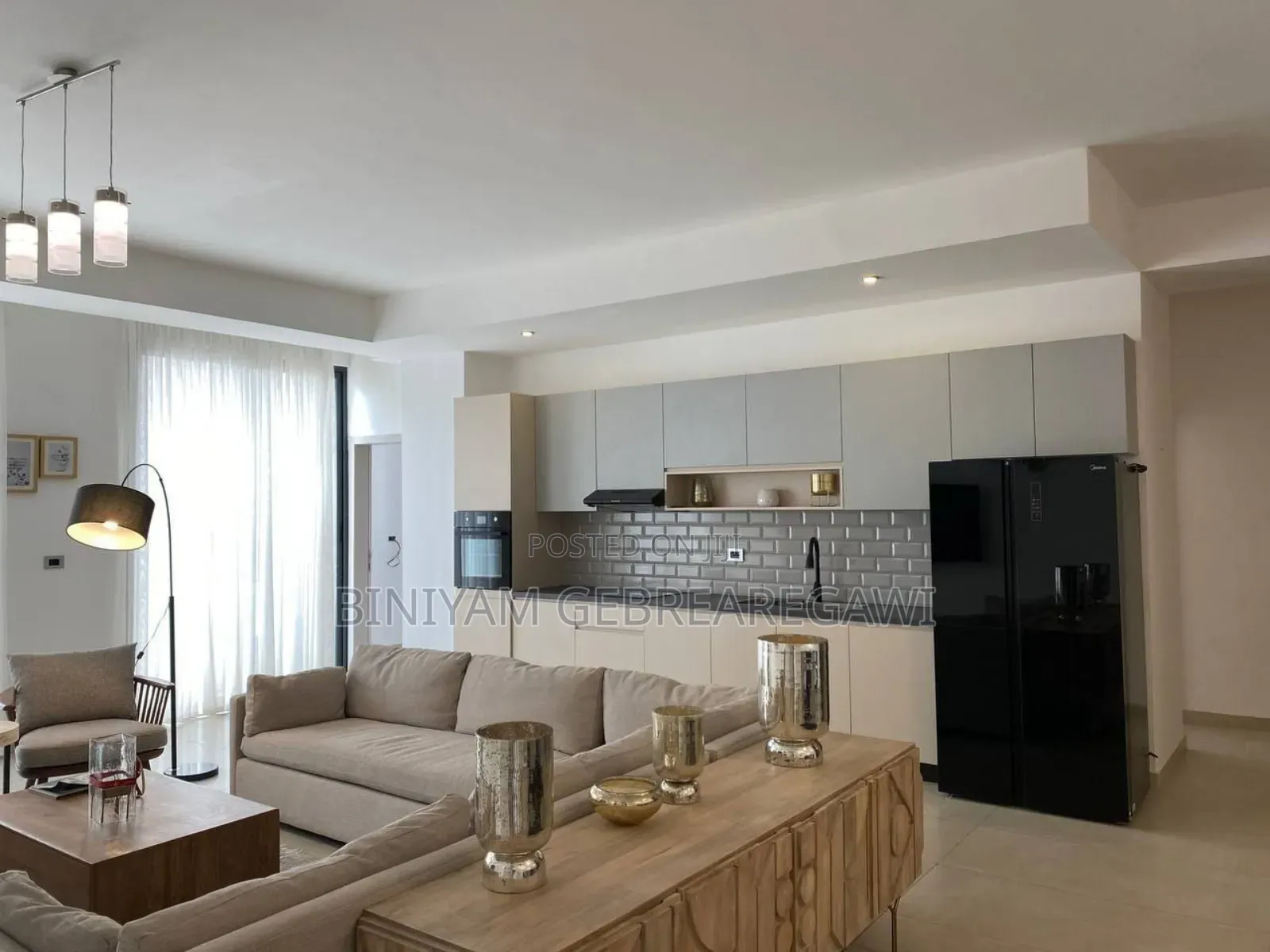 Furnished 3bdrm Apartment in Apartment, Yeka for rent