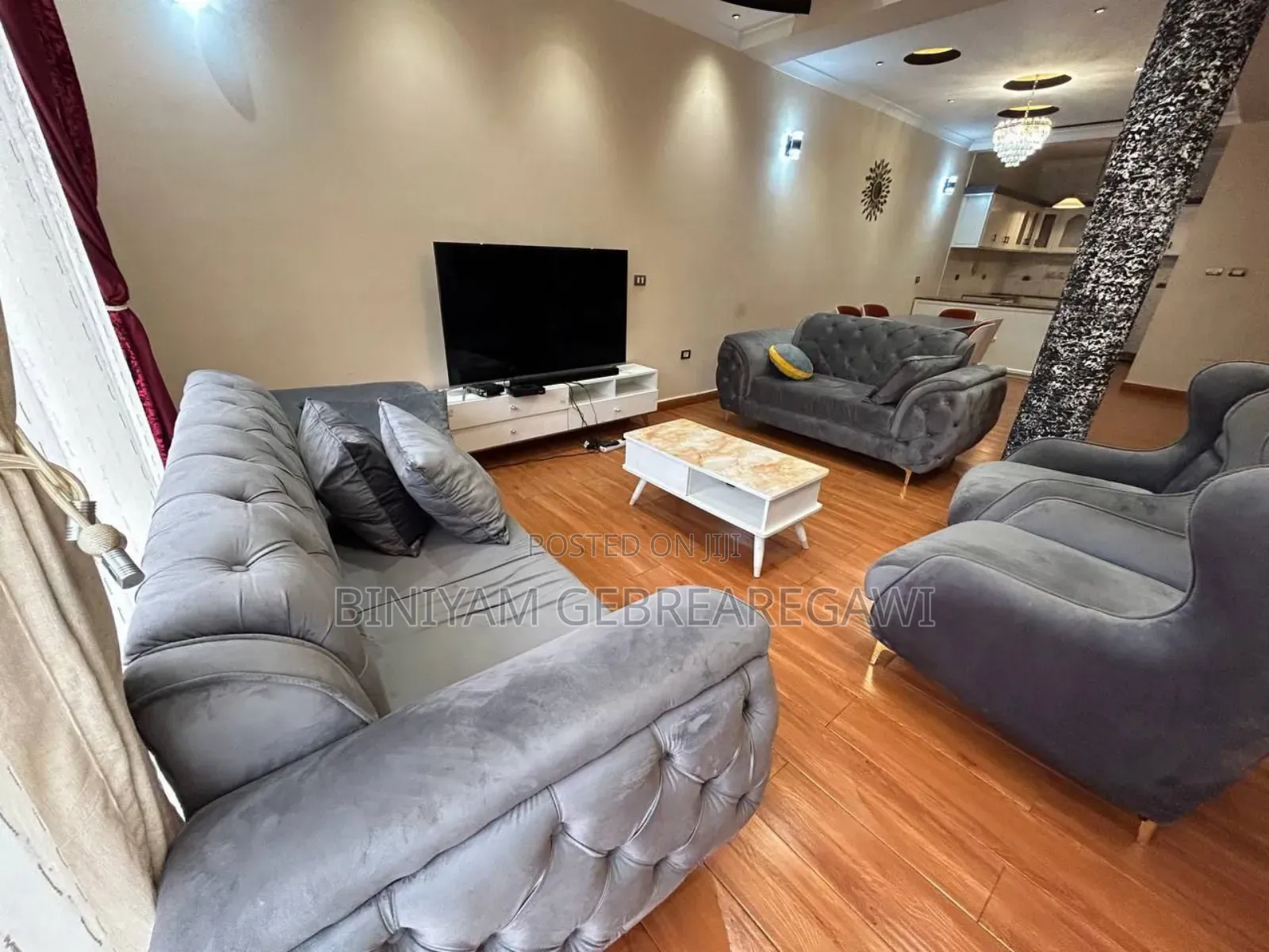 Furnished 5bdrm House in G+1, Yeka for rent