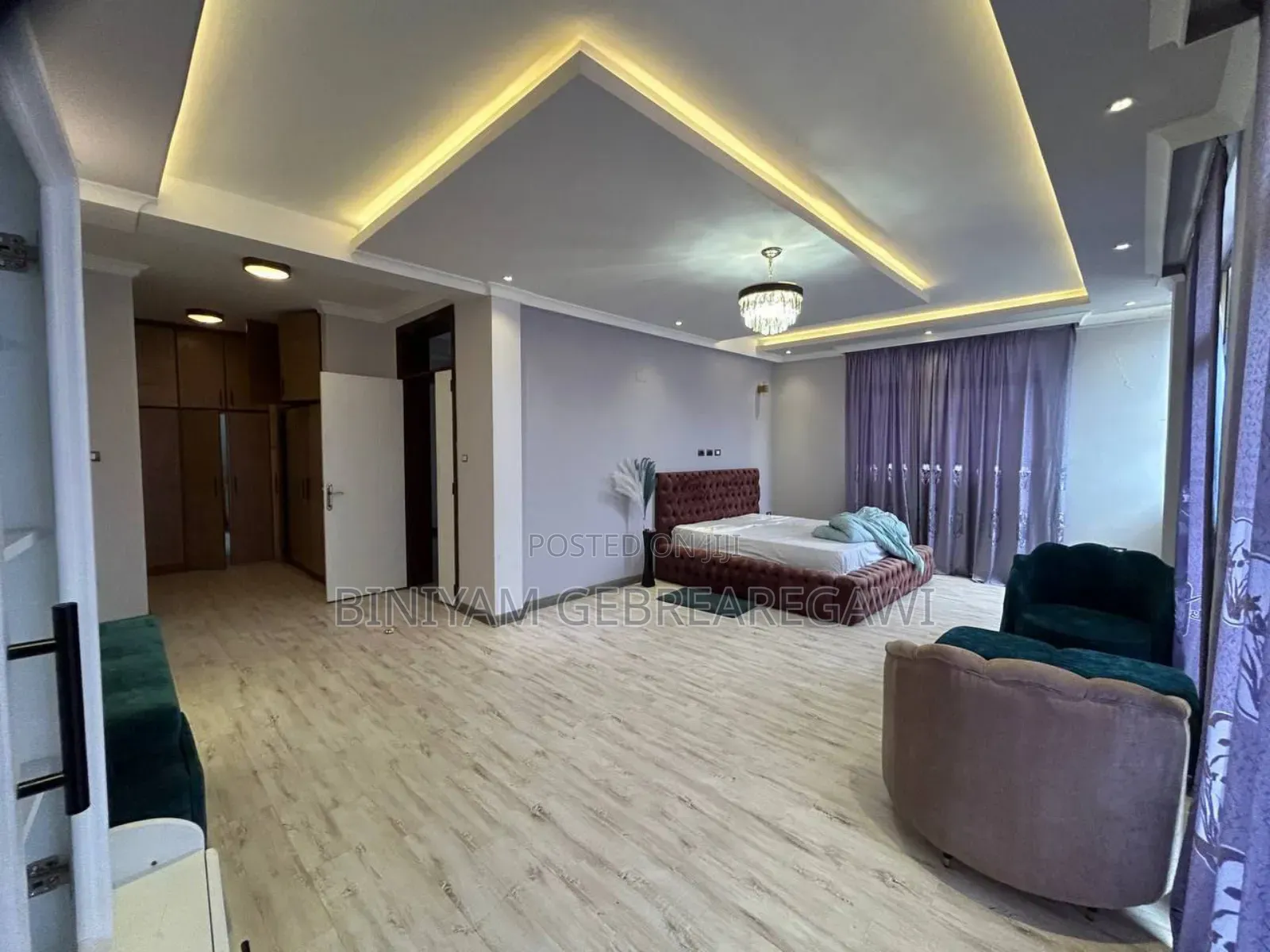 Furnished 5bdrm House in G+1, Yeka for rent