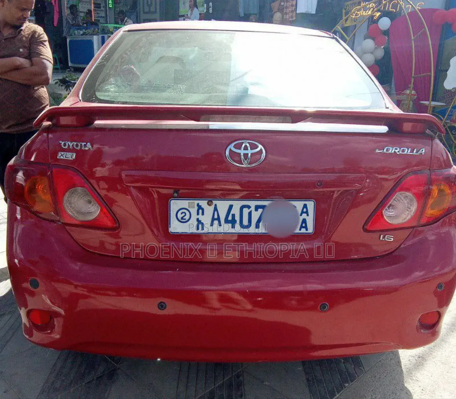 Toyota Corolla 2008 Red