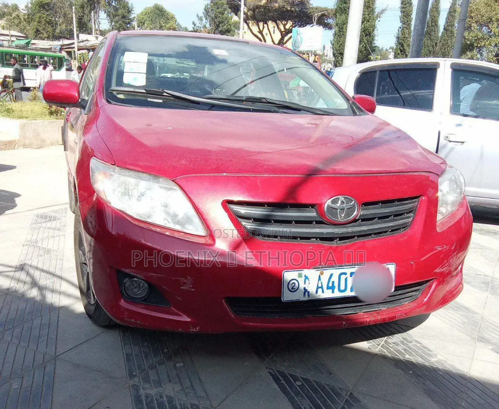 Toyota Corolla 2008 Red
