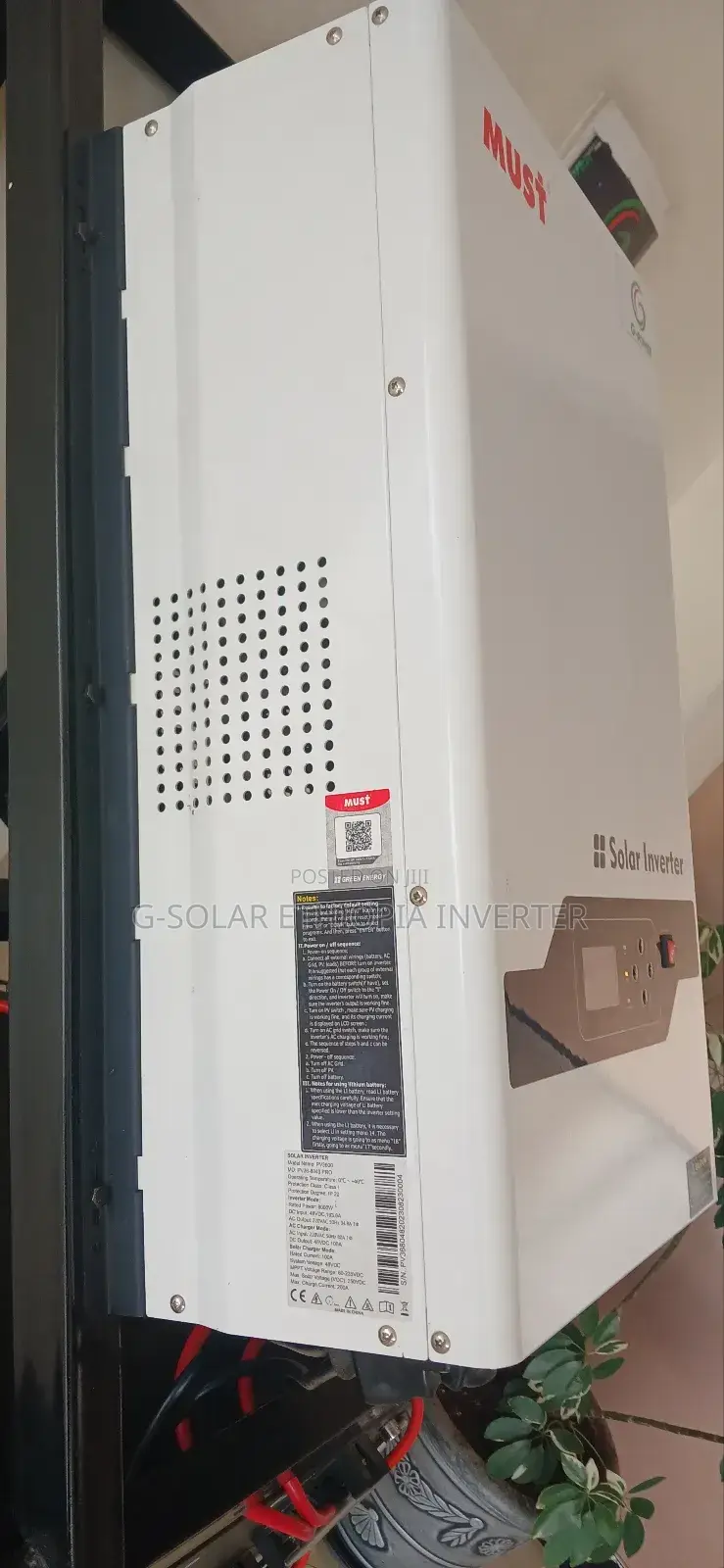 Ethiopia Solar System Installation – Battery Backup Availabl