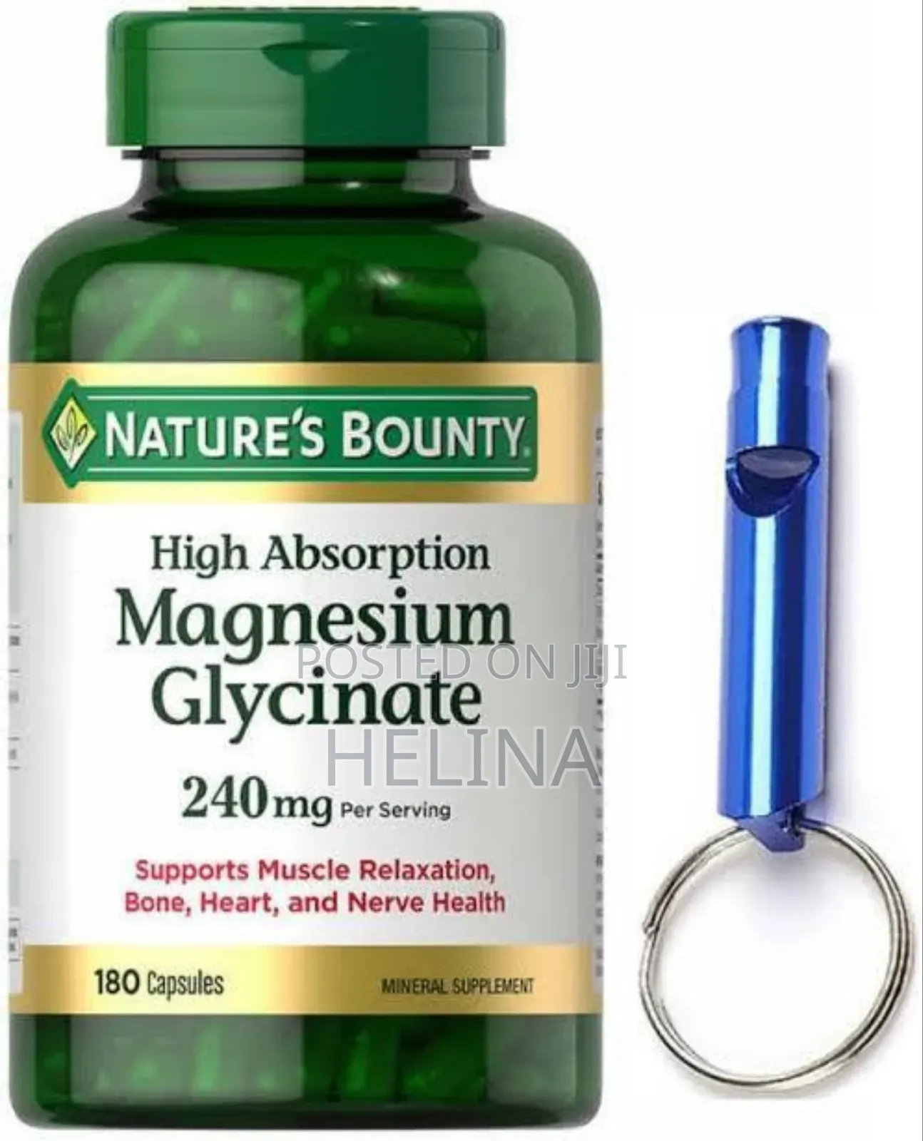 Pure Magnesium Glycinate :Nature's Stress Reliever