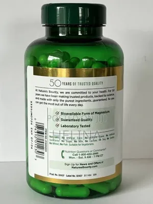 Pure Magnesium Glycinate :Nature's Stress Reliever