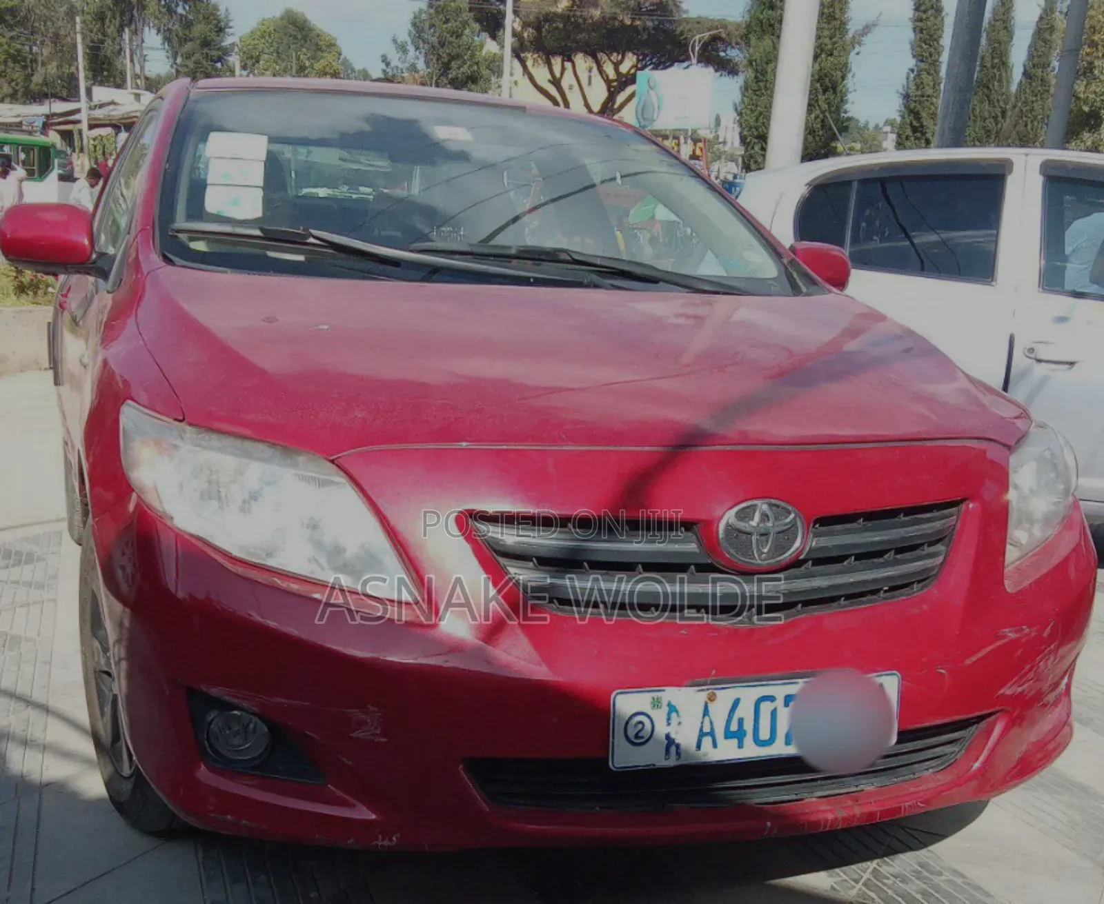 Toyota Corolla 2008 Red