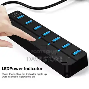 7 Port High Speed Usb Hub
