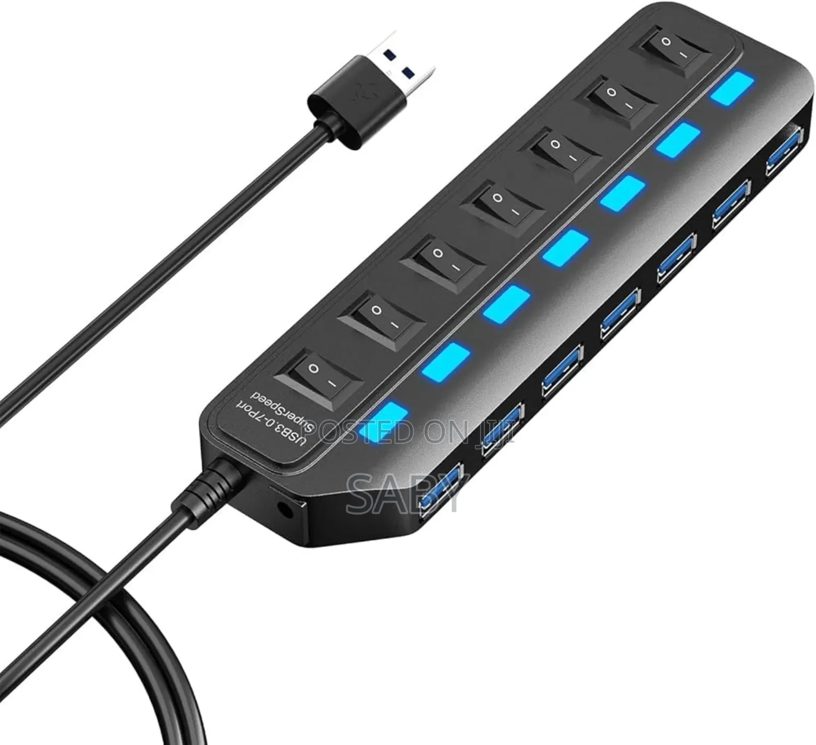 7 Port High Speed Usb Hub3.0will