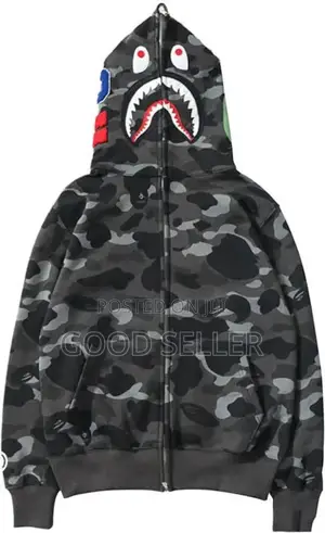 Photo - Gray Bape Hoodie