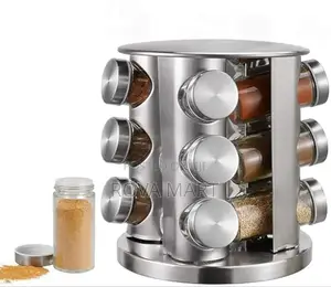 12 Jar Rotating Spice Carousel