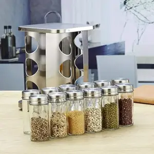 12 Jar Rotating Spice Carousel