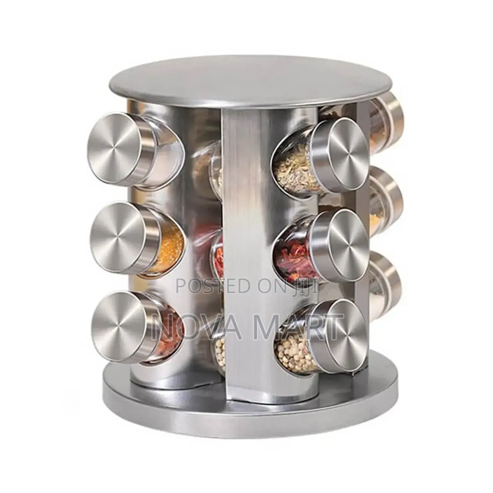 12 Jar Rotating Spice Carousel