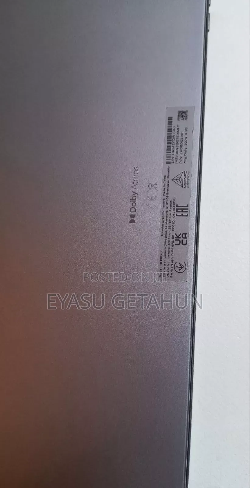 New Lenovo Tab M11 128 GB Silver