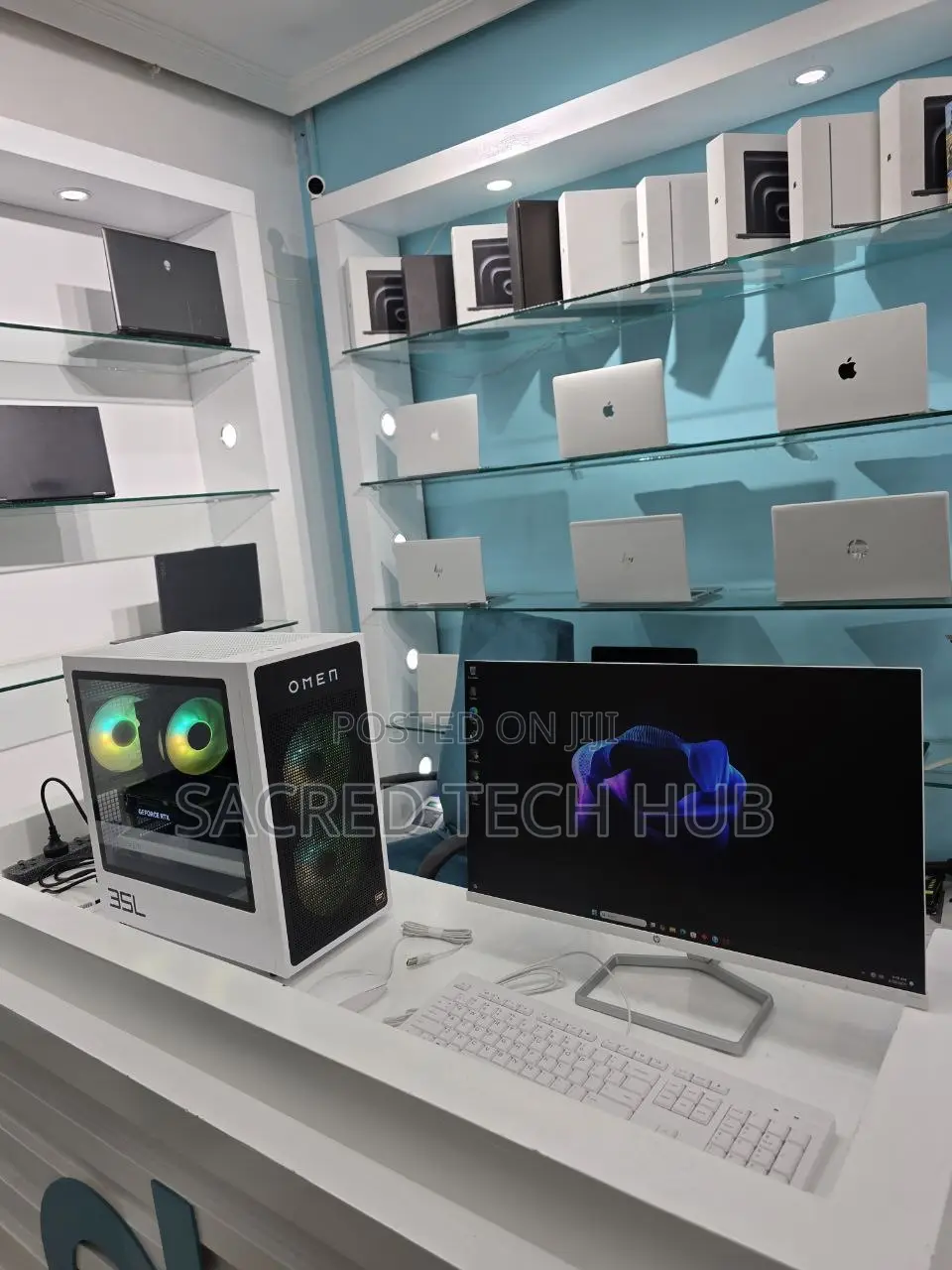 New Desktop Computer HP Omen 40L 32GB AMD Ryzen 7 SSD 1T