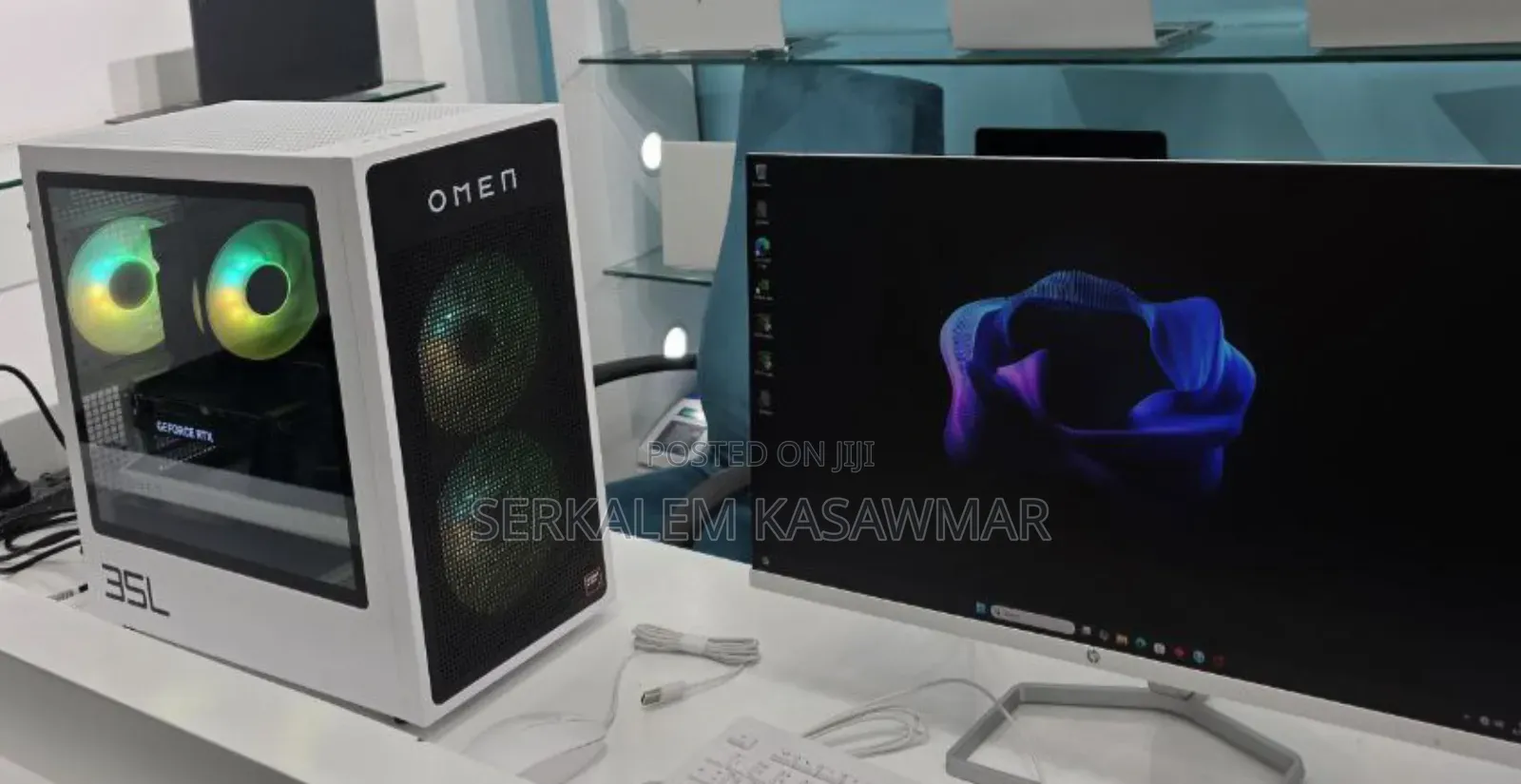 New Desktop Computer HP Omen 30L 32GB AMD Ryzen 7 SSD 1T