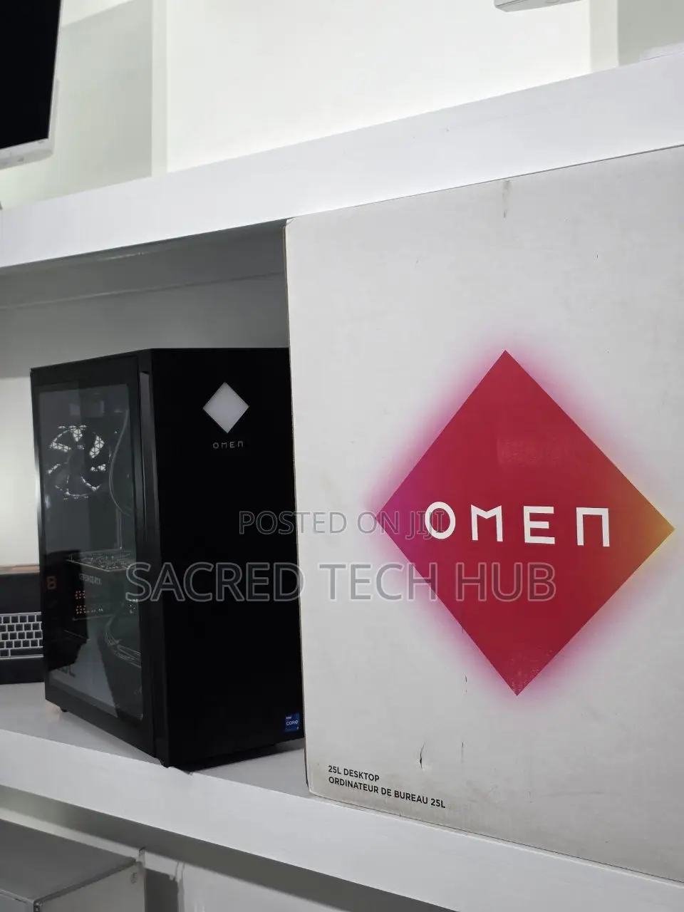 New Desktop Computer HP Omen 25L 32GB Intel Core I7 SSD 1T