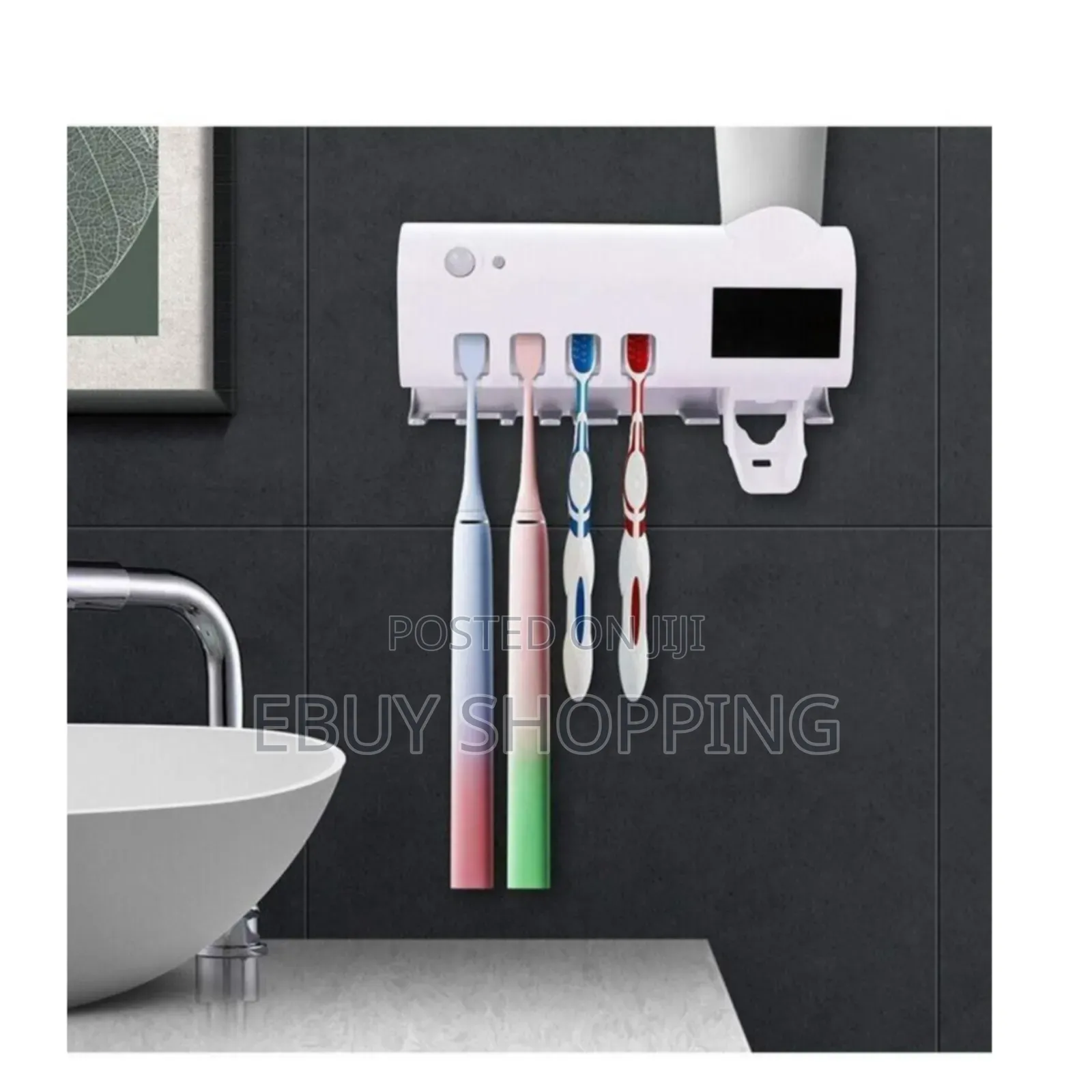 **Space-Saving Toothbrush Sterilizer With Smart Charging**