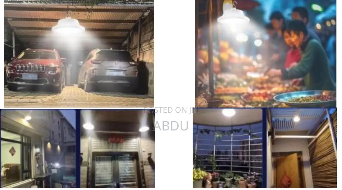 200w Light With Solar Panel