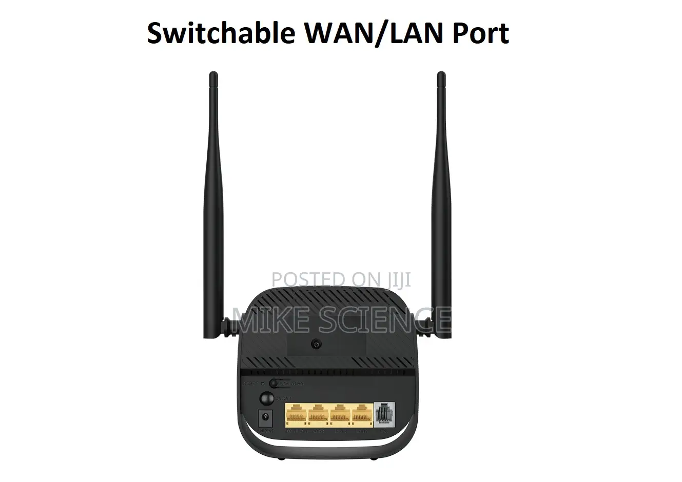 D-Link DSL-124 Wireless N300 Adsl2+ Modem Router የኮፐር ራውተር