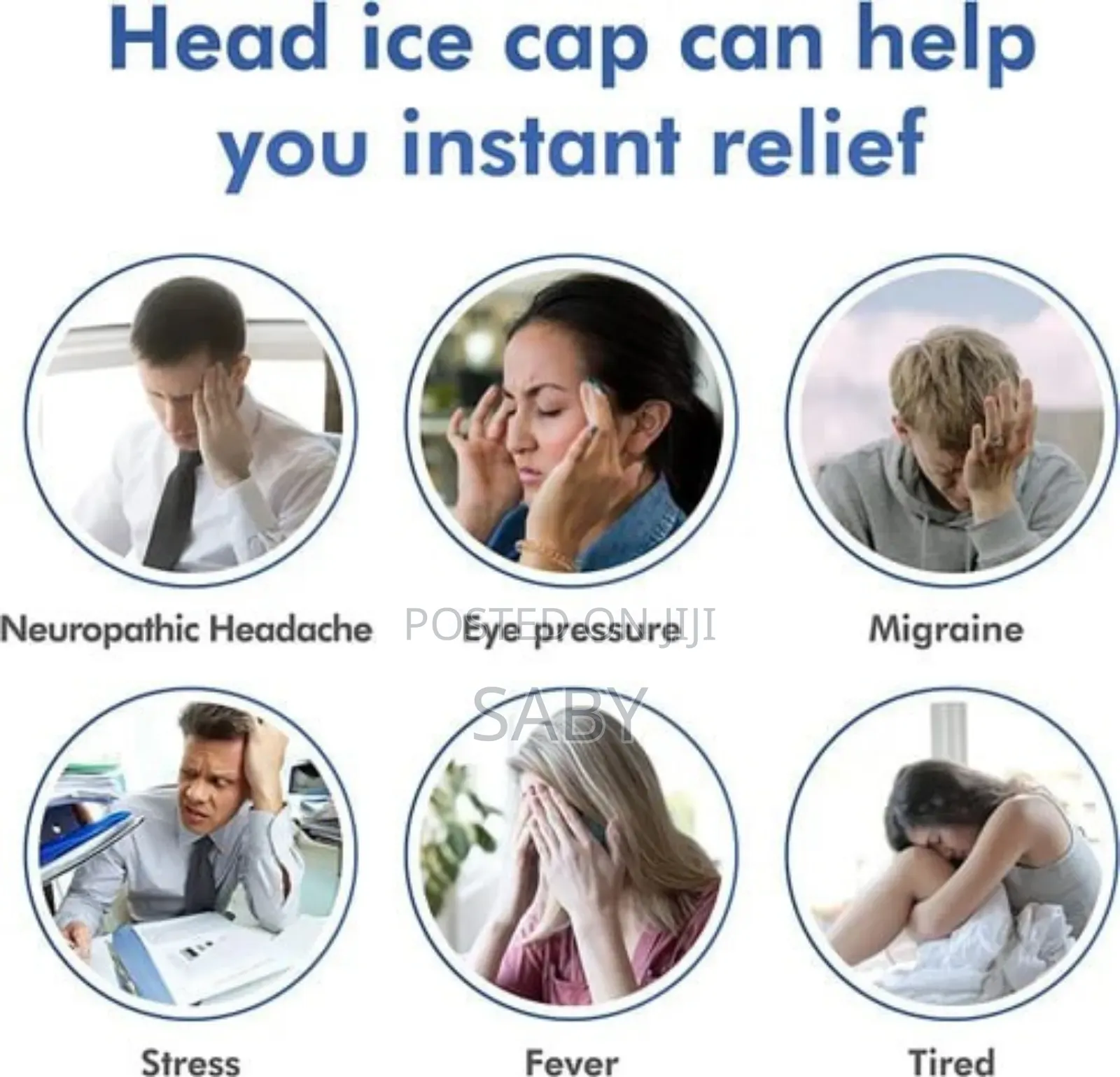 Gel Ice Instant Headache Relief Is