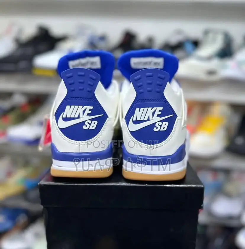 Original Air Jordan 4 X Nike Sb ‘Military Blue’ Men’S Shoes