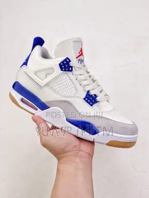 Photo - Original Air Jordan 4 X Nike Sb ‘Military Blue’ Men’S Shoes