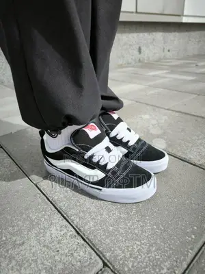 Photo - Original Vans Knu Skool ‘Black/White’ WMNS Classic Shoes