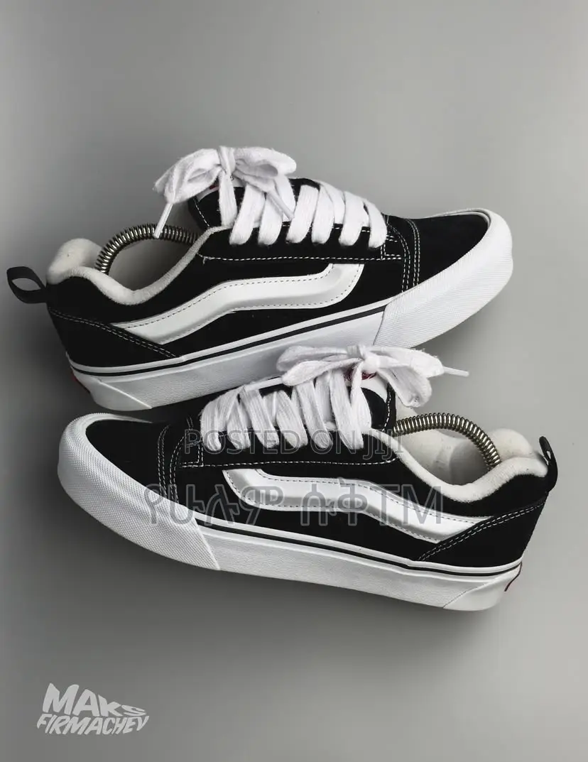 Original Vans Knu Skool ‘Black/White’ WMNS Classic Shoes