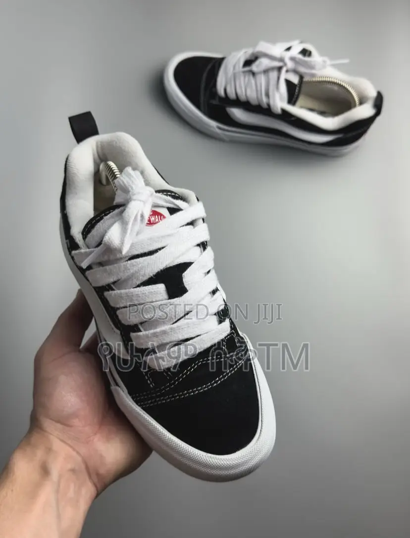 Original Vans Knu Skool ‘Black/White’ WMNS Classic Shoes