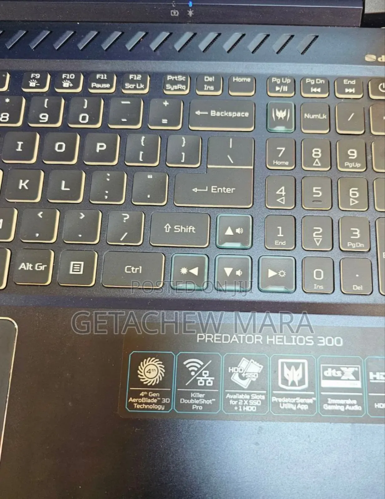 New Laptop Acer Predator Helios 300 16GB Intel Core I7 SSD 512GB