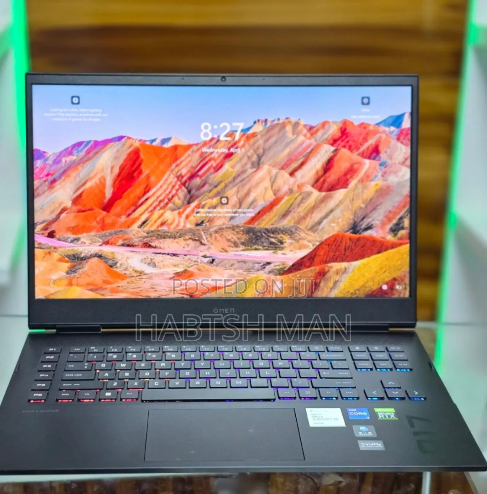 New Laptop HP Omen 17 16GB Intel Core I7 SSD 512GB