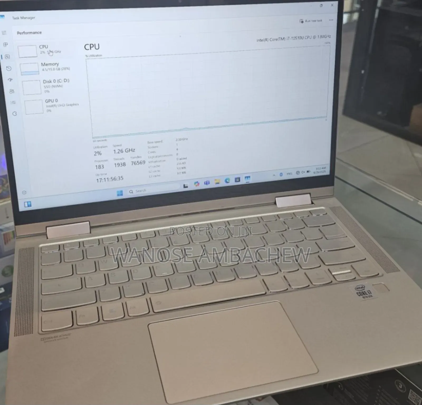 New Laptop Lenovo Yoga C740 16GB Intel Core I7 SSD 512GB