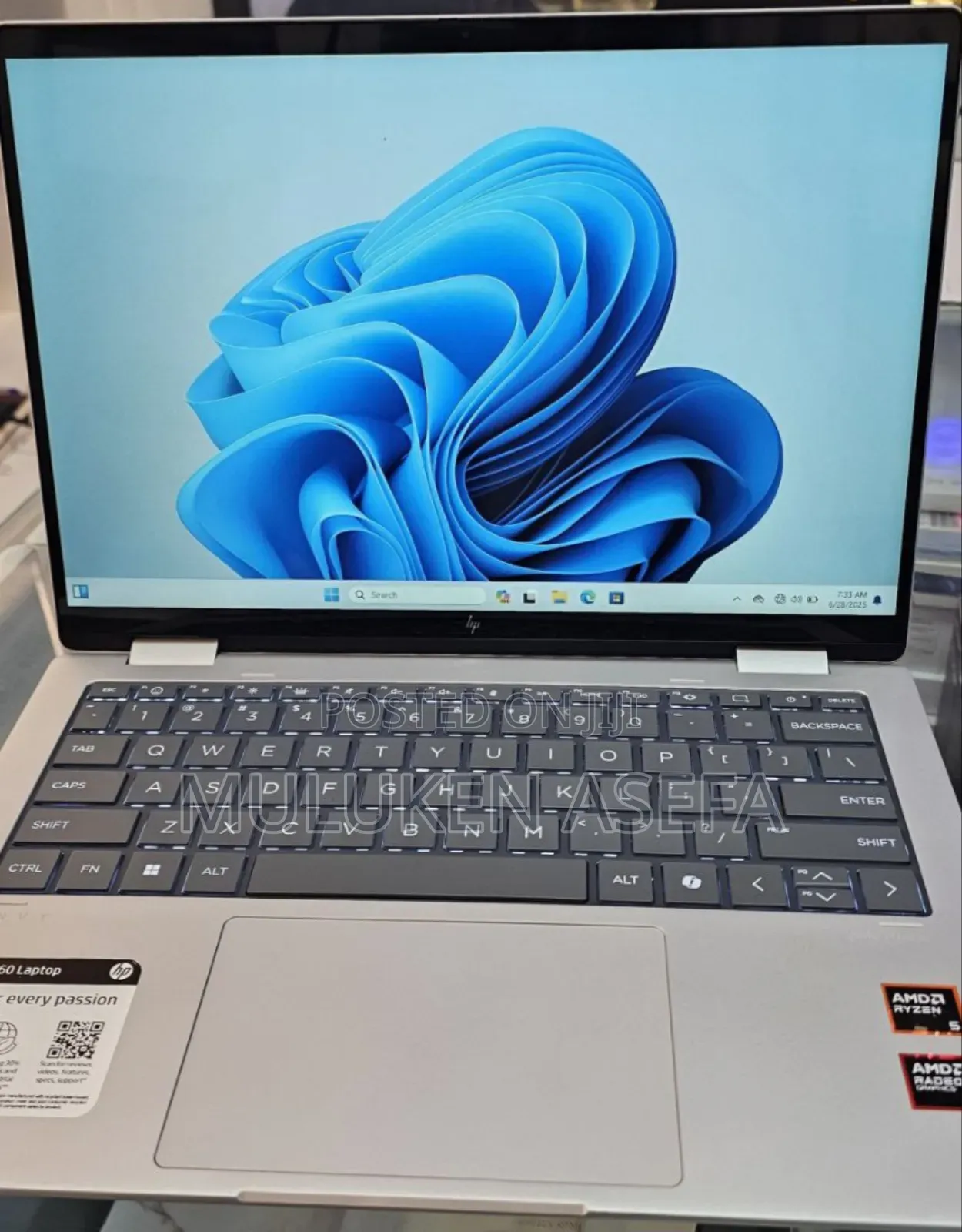 New Laptop HP Envy 14 16GB AMD Ryzen 5 SSD 512GB