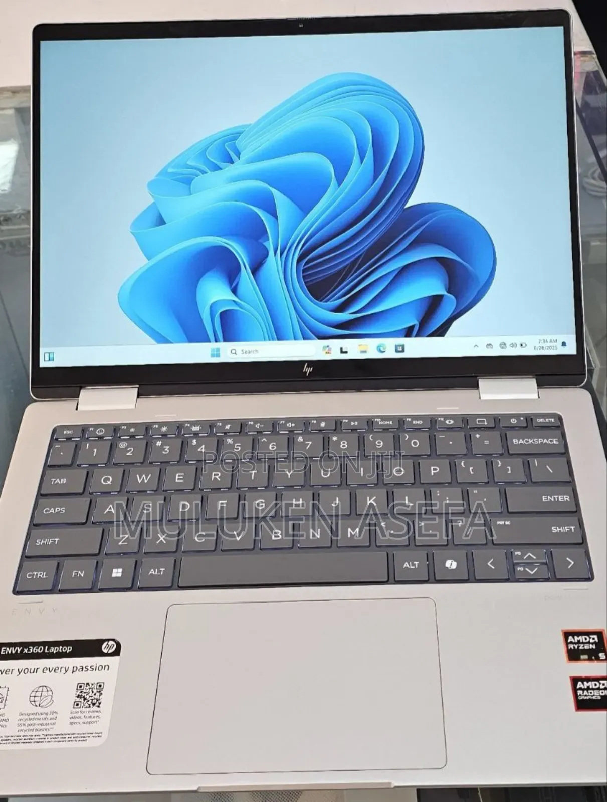 New Laptop HP Envy 14 16GB AMD Ryzen 5 SSD 512GB