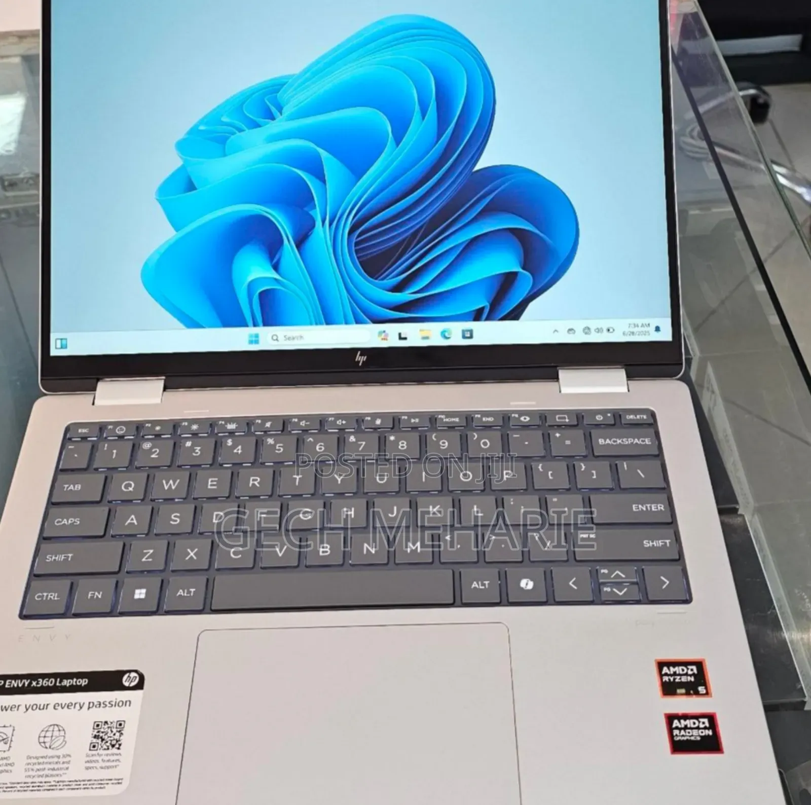 New Laptop HP Envy X360 16GB AMD Ryzen 5 SSD 512GB